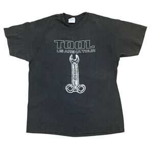 Vintage 2001 Tool US Arena Tour Shirt XL Hanes Heavyweight Wrench Graphic